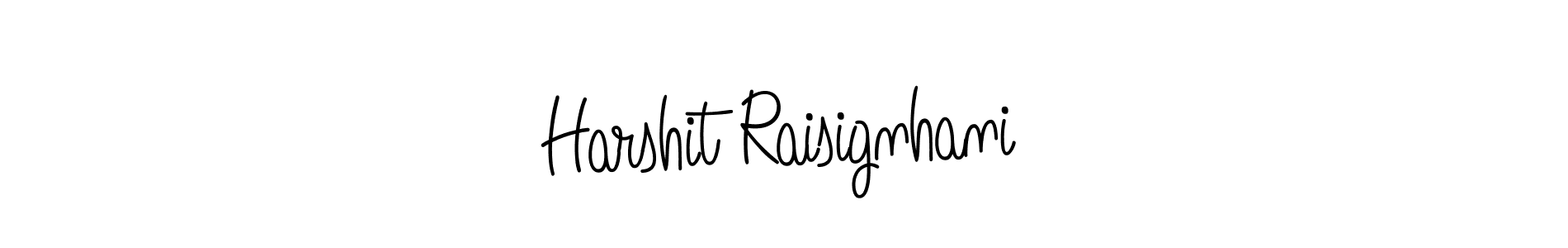 Make a beautiful signature design for name Harshit Raisignhani. Use this online signature maker to create a handwritten signature for free. Harshit Raisignhani signature style 5 images and pictures png