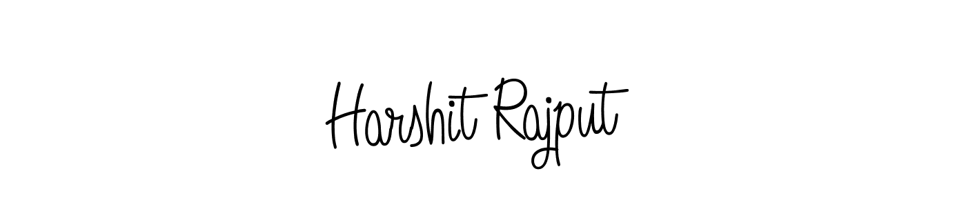 How to make Harshit Rajput name signature. Use Angelique-Rose-font-FFP style for creating short signs online. This is the latest handwritten sign. Harshit Rajput signature style 5 images and pictures png