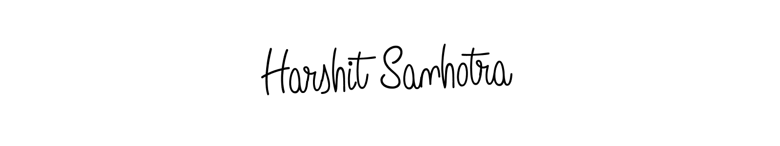 How to make Harshit Sanhotra name signature. Use Angelique-Rose-font-FFP style for creating short signs online. This is the latest handwritten sign. Harshit Sanhotra signature style 5 images and pictures png