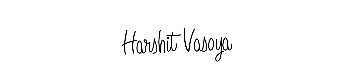 if you are searching for the best signature style for your name Harshit Vasoya. so please give up your signature search. here we have designed multiple signature styles  using Angelique-Rose-font-FFP. Harshit Vasoya signature style 5 images and pictures png