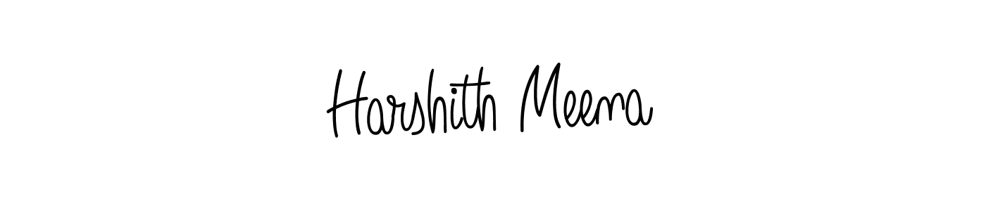 Also You can easily find your signature by using the search form. We will create Harshith Meena name handwritten signature images for you free of cost using Angelique-Rose-font-FFP sign style. Harshith Meena signature style 5 images and pictures png