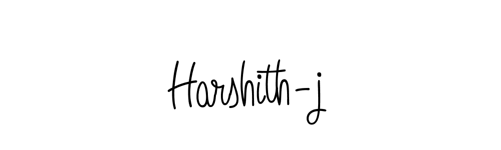 Make a beautiful signature design for name Harshith-j. Use this online signature maker to create a handwritten signature for free. Harshith-j signature style 5 images and pictures png