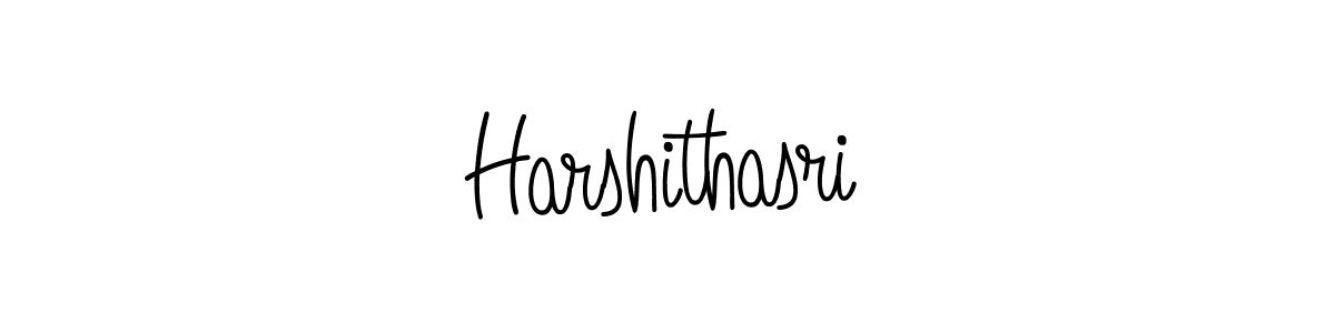 Create a beautiful signature design for name Harshithasri. With this signature (Angelique-Rose-font-FFP) fonts, you can make a handwritten signature for free. Harshithasri signature style 5 images and pictures png
