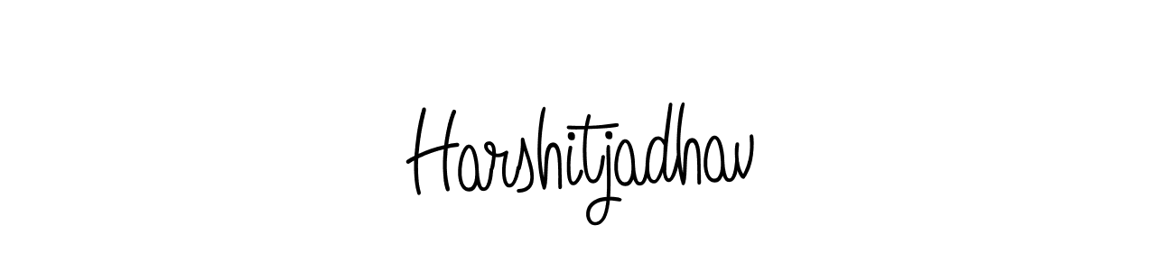 How to make Harshitjadhav signature? Angelique-Rose-font-FFP is a professional autograph style. Create handwritten signature for Harshitjadhav name. Harshitjadhav signature style 5 images and pictures png