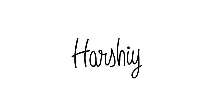 How to Draw Harshiy signature style? Angelique-Rose-font-FFP is a latest design signature styles for name Harshiy. Harshiy signature style 5 images and pictures png