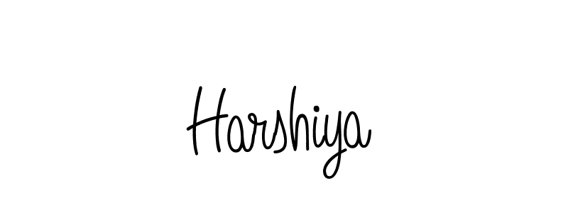 The best way (Angelique-Rose-font-FFP) to make a short signature is to pick only two or three words in your name. The name Harshiya include a total of six letters. For converting this name. Harshiya signature style 5 images and pictures png