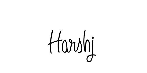 You should practise on your own different ways (Angelique-Rose-font-FFP) to write your name (Harshj) in signature. don't let someone else do it for you. Harshj signature style 5 images and pictures png