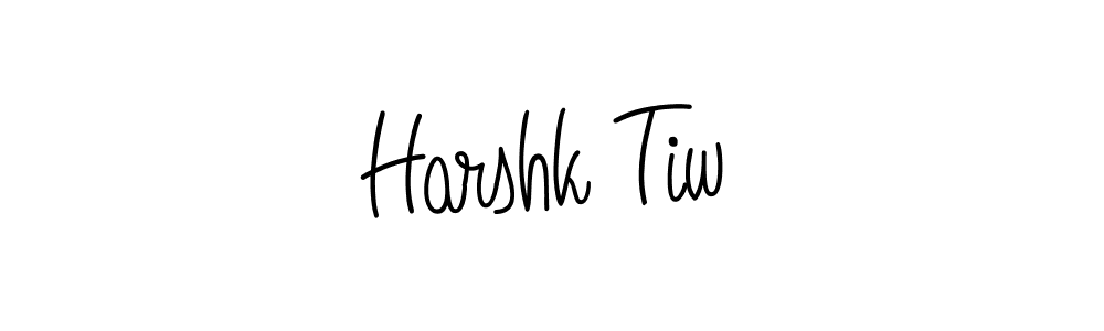 Also we have Harshk Tiw name is the best signature style. Create professional handwritten signature collection using Angelique-Rose-font-FFP autograph style. Harshk Tiw signature style 5 images and pictures png