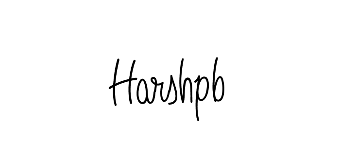 Also we have Harshpb name is the best signature style. Create professional handwritten signature collection using Angelique-Rose-font-FFP autograph style. Harshpb signature style 5 images and pictures png