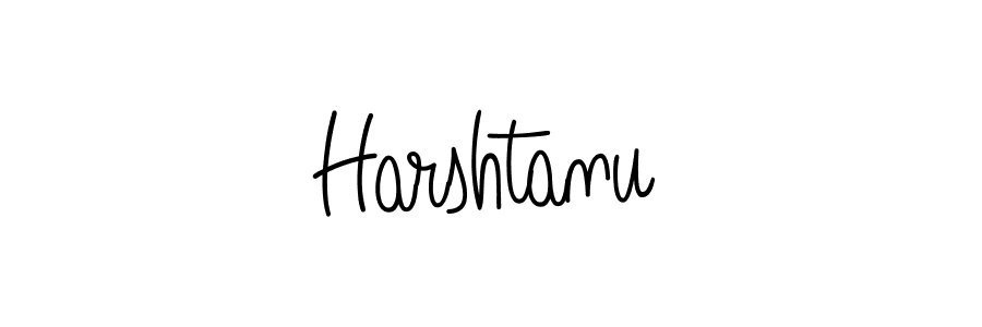 Harshtanu stylish signature style. Best Handwritten Sign (Angelique-Rose-font-FFP) for my name. Handwritten Signature Collection Ideas for my name Harshtanu. Harshtanu signature style 5 images and pictures png