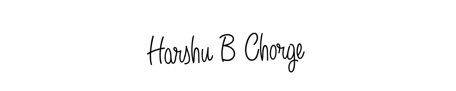 This is the best signature style for the Harshu B Chorge name. Also you like these signature font (Angelique-Rose-font-FFP). Mix name signature. Harshu B Chorge signature style 5 images and pictures png