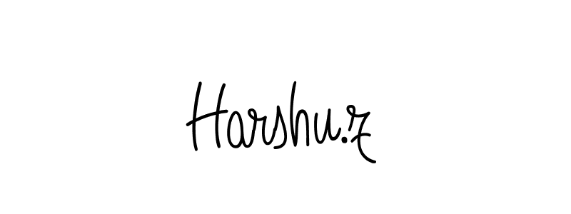 You can use this online signature creator to create a handwritten signature for the name Harshu.z. This is the best online autograph maker. Harshu.z signature style 5 images and pictures png