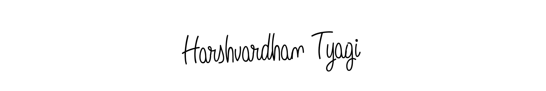 Design your own signature with our free online signature maker. With this signature software, you can create a handwritten (Angelique-Rose-font-FFP) signature for name Harshvardhan Tyagi. Harshvardhan Tyagi signature style 5 images and pictures png