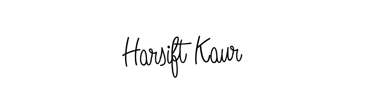 Best and Professional Signature Style for Harsift Kaur. Angelique-Rose-font-FFP Best Signature Style Collection. Harsift Kaur signature style 5 images and pictures png