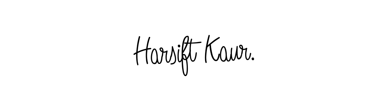 How to Draw Harsift Kaur. signature style? Angelique-Rose-font-FFP is a latest design signature styles for name Harsift Kaur.. Harsift Kaur. signature style 5 images and pictures png