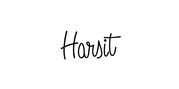 The best way (Angelique-Rose-font-FFP) to make a short signature is to pick only two or three words in your name. The name Harsit include a total of six letters. For converting this name. Harsit signature style 5 images and pictures png