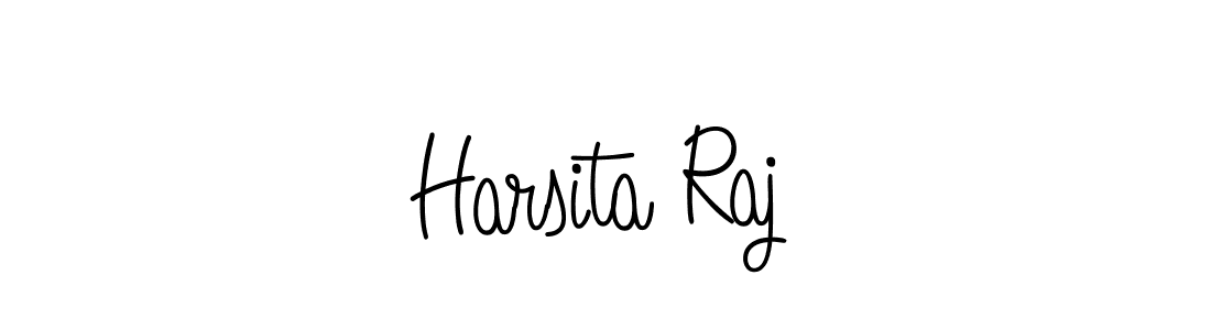 How to make Harsita Raj signature? Angelique-Rose-font-FFP is a professional autograph style. Create handwritten signature for Harsita Raj name. Harsita Raj signature style 5 images and pictures png