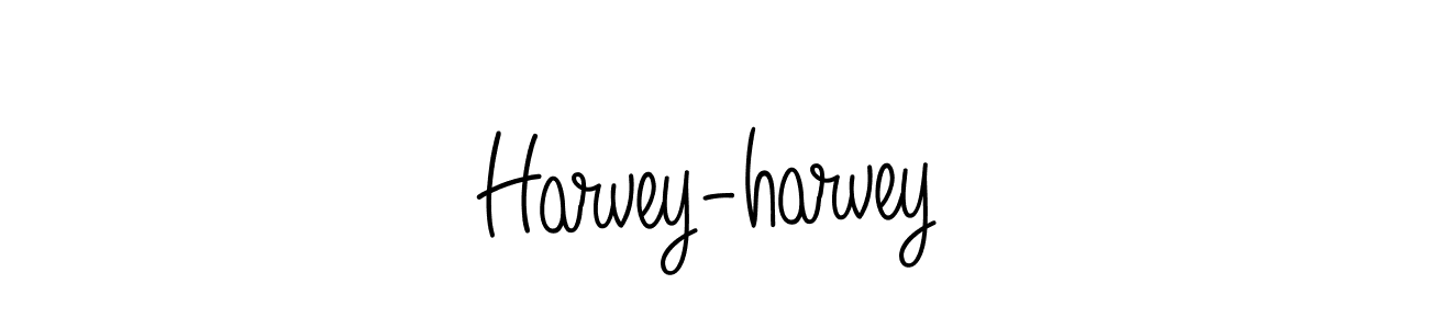 How to make Harvey-harvey name signature. Use Angelique-Rose-font-FFP style for creating short signs online. This is the latest handwritten sign. Harvey-harvey signature style 5 images and pictures png