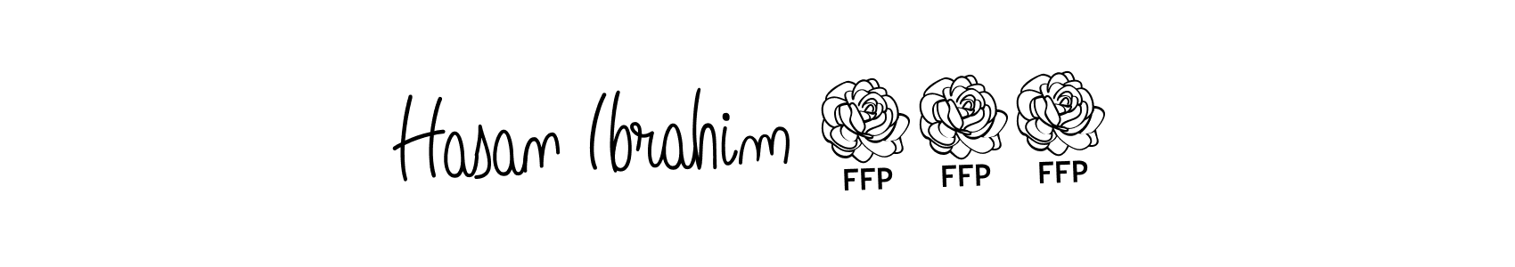 Angelique-Rose-font-FFP is a professional signature style that is perfect for those who want to add a touch of class to their signature. It is also a great choice for those who want to make their signature more unique. Get Hasan Ibrahim 360 name to fancy signature for free. Hasan Ibrahim 360 signature style 5 images and pictures png