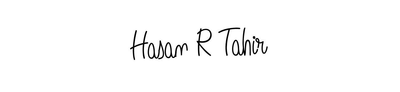 Design your own signature with our free online signature maker. With this signature software, you can create a handwritten (Angelique-Rose-font-FFP) signature for name Hasan R Tahir. Hasan R Tahir signature style 5 images and pictures png