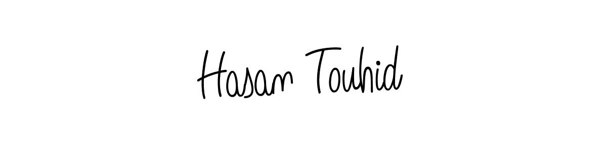 Hasan Touhid stylish signature style. Best Handwritten Sign (Angelique-Rose-font-FFP) for my name. Handwritten Signature Collection Ideas for my name Hasan Touhid. Hasan Touhid signature style 5 images and pictures png