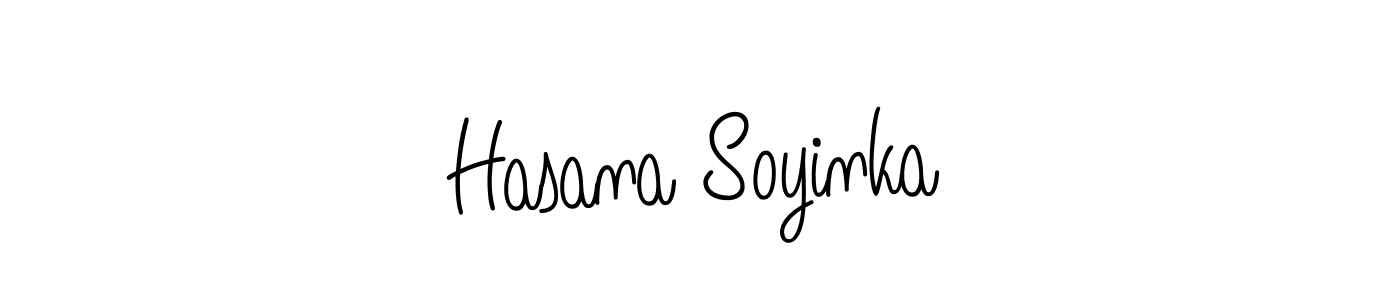 Similarly Angelique-Rose-font-FFP is the best handwritten signature design. Signature creator online .You can use it as an online autograph creator for name Hasana Soyinka. Hasana Soyinka signature style 5 images and pictures png