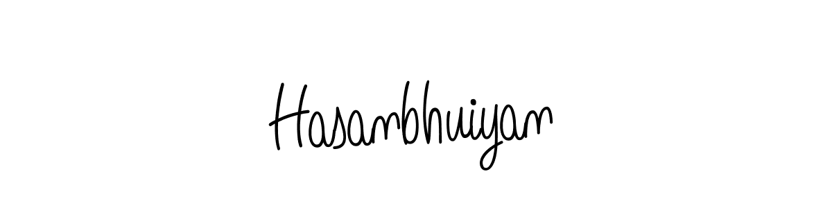 You should practise on your own different ways (Angelique-Rose-font-FFP) to write your name (Hasanbhuiyan) in signature. don't let someone else do it for you. Hasanbhuiyan signature style 5 images and pictures png