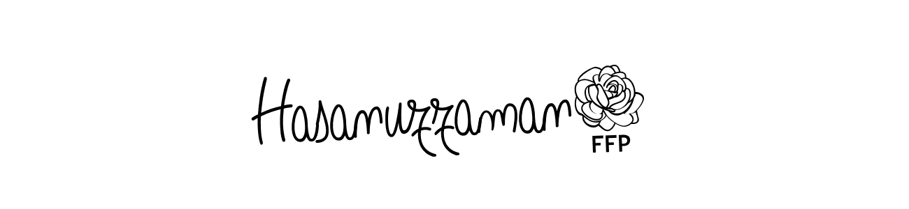 Also we have Hasanuzzaman5 name is the best signature style. Create professional handwritten signature collection using Angelique-Rose-font-FFP autograph style. Hasanuzzaman5 signature style 5 images and pictures png
