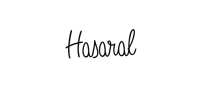 You should practise on your own different ways (Angelique-Rose-font-FFP) to write your name (Hasaral) in signature. don't let someone else do it for you. Hasaral signature style 5 images and pictures png