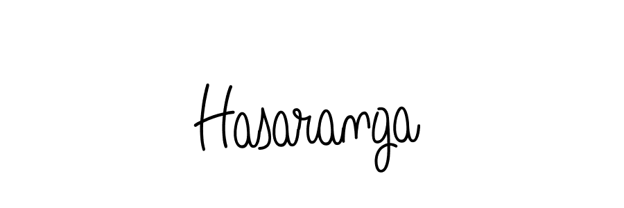 Make a beautiful signature design for name Hasaranga. With this signature (Angelique-Rose-font-FFP) style, you can create a handwritten signature for free. Hasaranga signature style 5 images and pictures png