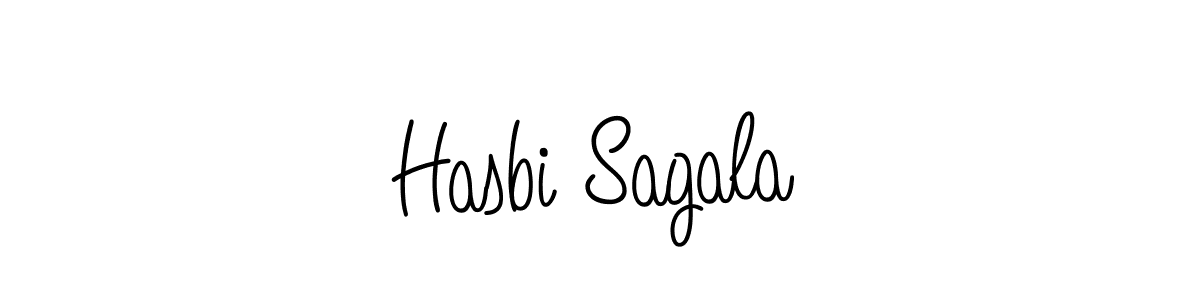 if you are searching for the best signature style for your name Hasbi Sagala. so please give up your signature search. here we have designed multiple signature styles  using Angelique-Rose-font-FFP. Hasbi Sagala signature style 5 images and pictures png