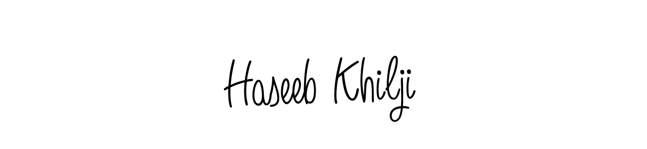 Check out images of Autograph of Haseeb Khilji name. Actor Haseeb Khilji Signature Style. Angelique-Rose-font-FFP is a professional sign style online. Haseeb Khilji signature style 5 images and pictures png