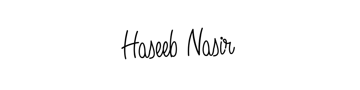 Check out images of Autograph of Haseeb Nasir name. Actor Haseeb Nasir Signature Style. Angelique-Rose-font-FFP is a professional sign style online. Haseeb Nasir signature style 5 images and pictures png