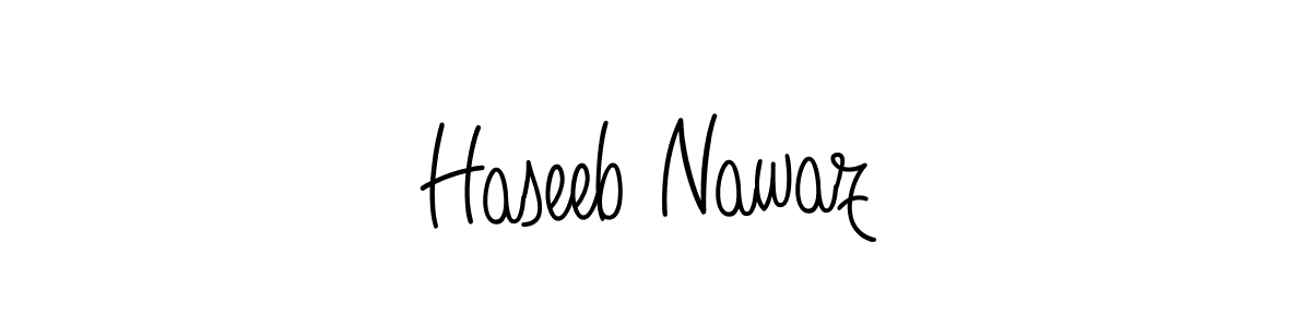 Angelique-Rose-font-FFP is a professional signature style that is perfect for those who want to add a touch of class to their signature. It is also a great choice for those who want to make their signature more unique. Get Haseeb Nawaz name to fancy signature for free. Haseeb Nawaz signature style 5 images and pictures png