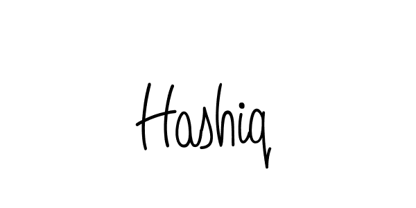 You should practise on your own different ways (Angelique-Rose-font-FFP) to write your name (Hashiq) in signature. don't let someone else do it for you. Hashiq signature style 5 images and pictures png