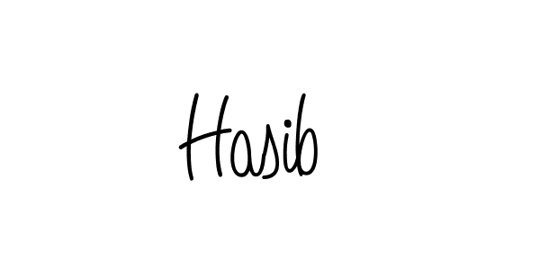 Also we have Hasib  name is the best signature style. Create professional handwritten signature collection using Angelique-Rose-font-FFP autograph style. Hasib  signature style 5 images and pictures png