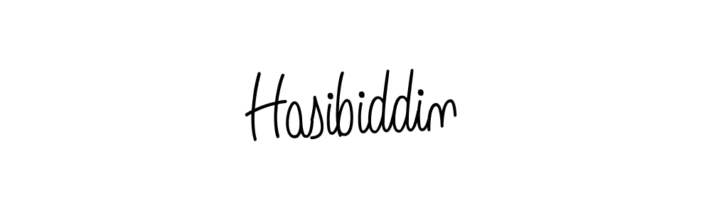 Make a beautiful signature design for name Hasibiddin. With this signature (Angelique-Rose-font-FFP) style, you can create a handwritten signature for free. Hasibiddin signature style 5 images and pictures png