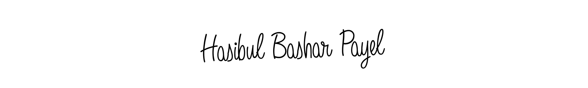 Also we have Hasibul Bashar Payel name is the best signature style. Create professional handwritten signature collection using Angelique-Rose-font-FFP autograph style. Hasibul Bashar Payel signature style 5 images and pictures png