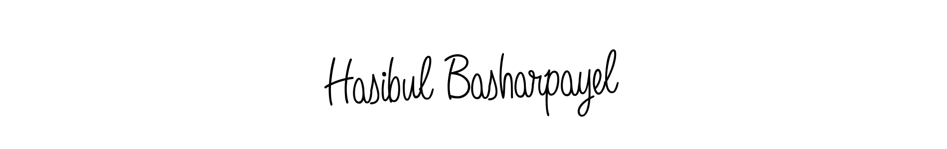 Use a signature maker to create a handwritten signature online. With this signature software, you can design (Angelique-Rose-font-FFP) your own signature for name Hasibul Basharpayel. Hasibul Basharpayel signature style 5 images and pictures png