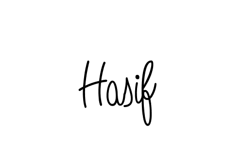 Design your own signature with our free online signature maker. With this signature software, you can create a handwritten (Angelique-Rose-font-FFP) signature for name Hasif. Hasif signature style 5 images and pictures png