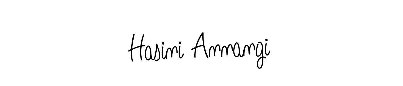 Also we have Hasini Annangi name is the best signature style. Create professional handwritten signature collection using Angelique-Rose-font-FFP autograph style. Hasini Annangi signature style 5 images and pictures png