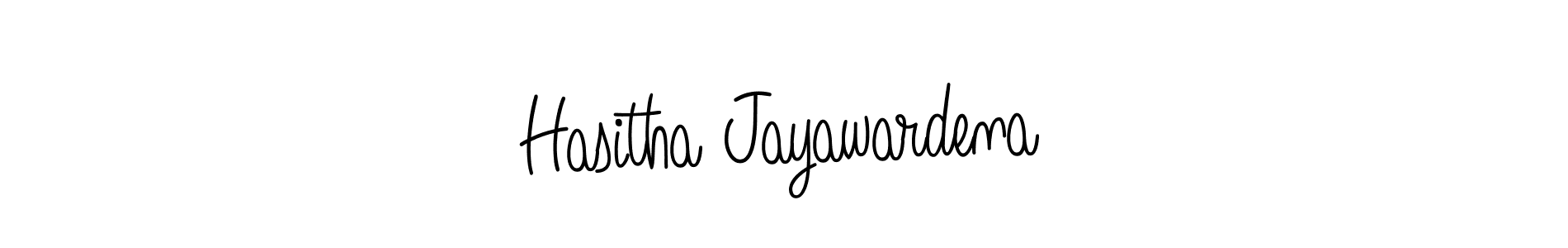 How to make Hasitha Jayawardena name signature. Use Angelique-Rose-font-FFP style for creating short signs online. This is the latest handwritten sign. Hasitha Jayawardena signature style 5 images and pictures png