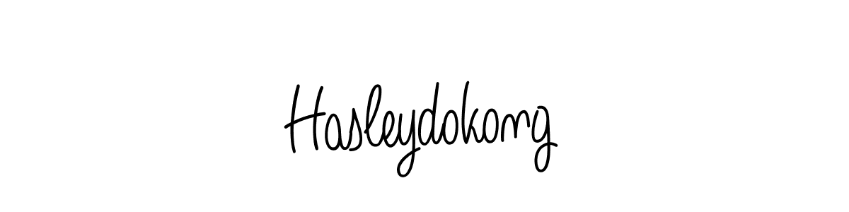 How to make Hasleydokong name signature. Use Angelique-Rose-font-FFP style for creating short signs online. This is the latest handwritten sign. Hasleydokong signature style 5 images and pictures png