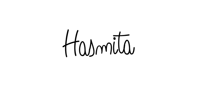 Hasmita stylish signature style. Best Handwritten Sign (Angelique-Rose-font-FFP) for my name. Handwritten Signature Collection Ideas for my name Hasmita. Hasmita signature style 5 images and pictures png