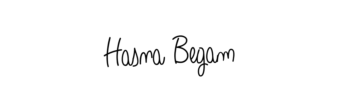 Use a signature maker to create a handwritten signature online. With this signature software, you can design (Angelique-Rose-font-FFP) your own signature for name Hasna Begam. Hasna Begam signature style 5 images and pictures png