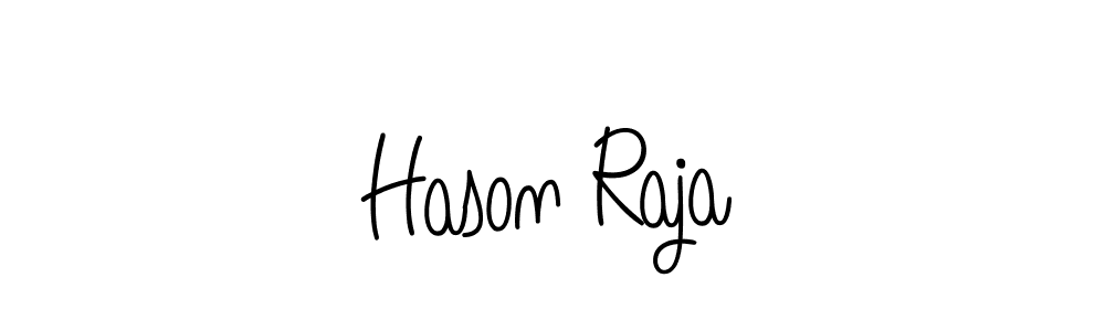 Angelique-Rose-font-FFP is a professional signature style that is perfect for those who want to add a touch of class to their signature. It is also a great choice for those who want to make their signature more unique. Get Hason Raja name to fancy signature for free. Hason Raja signature style 5 images and pictures png