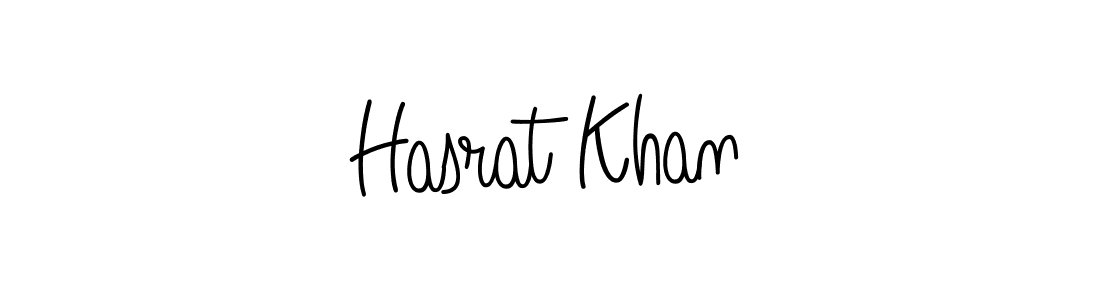 Make a beautiful signature design for name Hasrat Khan. With this signature (Angelique-Rose-font-FFP) style, you can create a handwritten signature for free. Hasrat Khan signature style 5 images and pictures png