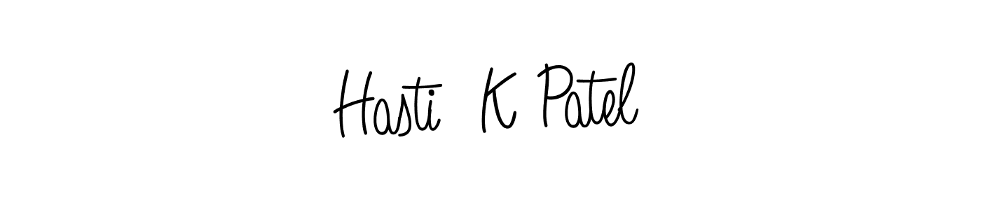 This is the best signature style for the Hasti  K Patel name. Also you like these signature font (Angelique-Rose-font-FFP). Mix name signature. Hasti  K Patel signature style 5 images and pictures png