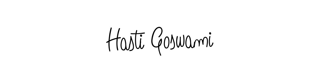 Also we have Hasti Goswami name is the best signature style. Create professional handwritten signature collection using Angelique-Rose-font-FFP autograph style. Hasti Goswami signature style 5 images and pictures png