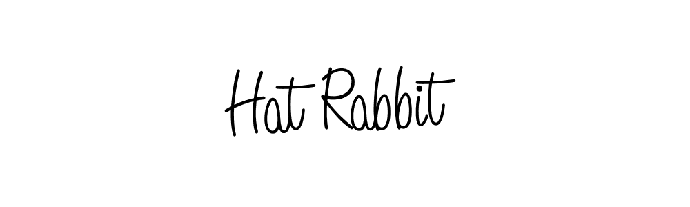 How to Draw Hat Rabbit signature style? Angelique-Rose-font-FFP is a latest design signature styles for name Hat Rabbit. Hat Rabbit signature style 5 images and pictures png
